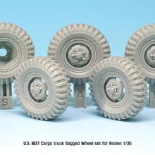 1/35 современный американский M37 грузовой автомобиль проседшие колеса набор игрушка Смола модель миниатюрный комплект Неокрашенный