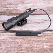 Охотничий прицел M300 M300B мини-светильник для скаута наружный винтовочный охотничий флэш-светильник 400 люмен оружейный светильник светодиодный Lanterna Fit 20 мм Rail