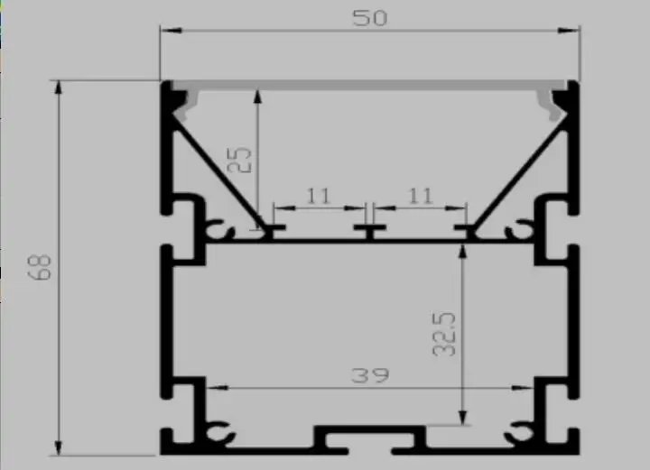 US $1.131.45 High quality 18meterspcs 30pcslot U Shape Aluminum Profile For Led Strip Lights Aluminum Track Channel