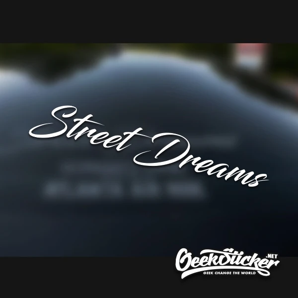 StreetDreams Водонепроницаемый авто лобовое стекло автомобиля наклейка на ветровое