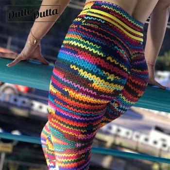 

Dutte Dutta Print Ruched Leggins Sport Women Fitness Yoga Pants 3D Gym Tights Harajuku Push Up Sporty Leggings Girls Pants