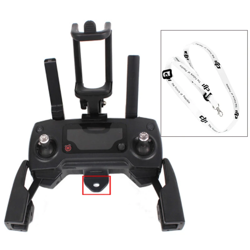 DJI MAVIC PRO Air SPARK пульт дистанционного управления кронштейн для смартфона держатель передний зажим для телефона для iPhone Android samsung DJI шейный ремень
