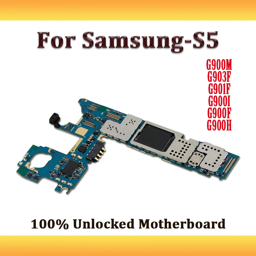 Европейская версия для Samsung Galaxy S5 G900M G903F G901F G900I G900F G900H материнская плата с