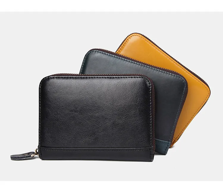 GENODERN большой емкости Кредитная карта кошелек кожаный RFID кошелек для женщин