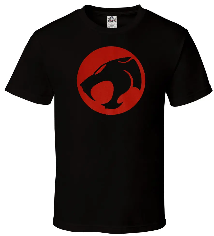 Thundercats Black T Shirt New Logo Marvel Thunder Kitten Jaga All Sizes ...