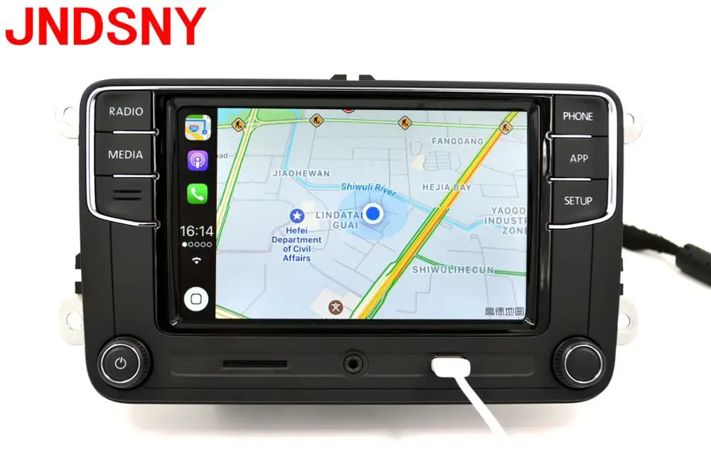 JNDSNY CarPlay Noname RCD330 RCD330G плюс CarPlay автомобиль MIB радио для VWGolf 5 6 Jetta CC Tiguan Passat B6 B7 Polo 6RD 035 187B