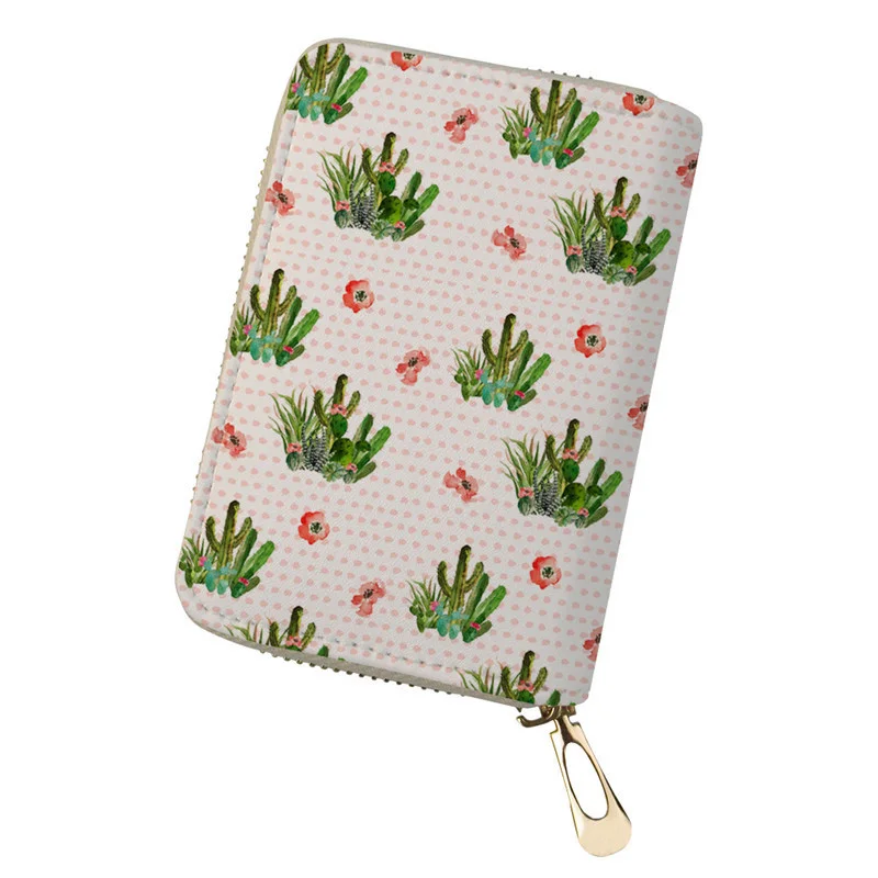 

NOISYDESIGNS Women's Wallet for Credit Cards ID Card Holder Western Flowers Vintage Printing Travel Wallet Porte Carte for Coin
