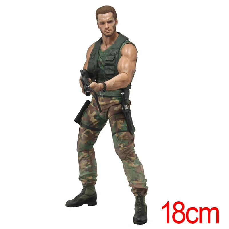 

Movies Predators Alien Dutch Schaefer Jungle Patorl Dutch 30th Anniversary Action Figure Model Toy Brinquedos 4 Style Gifts