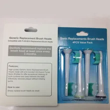 DHL Free Shipping 1600pcs HX6014 Sonic Electric Replacement Head For Philips Sonicare Toothbrush Heads Proresults Soft Bristles