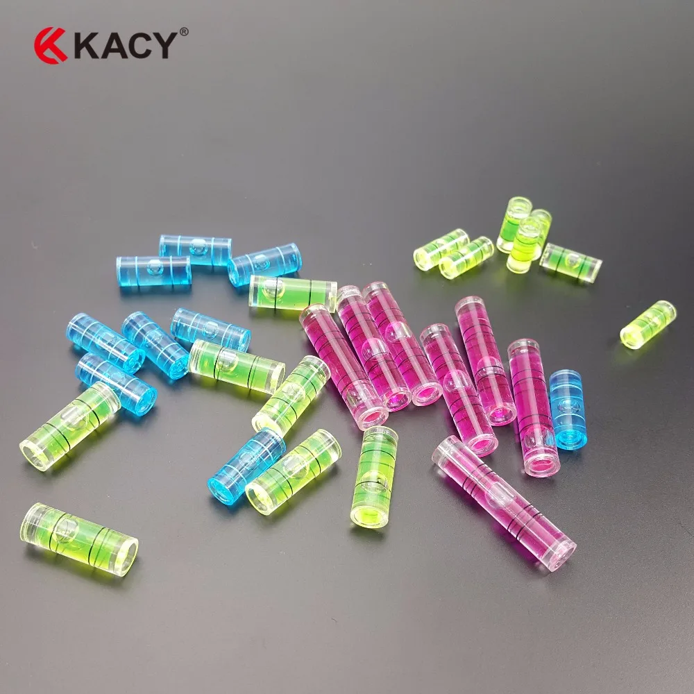 

KACY 9.5X31MM 20pcs Mini Bubble Level Tool for Cylindrical Clock Photo Frame Camera