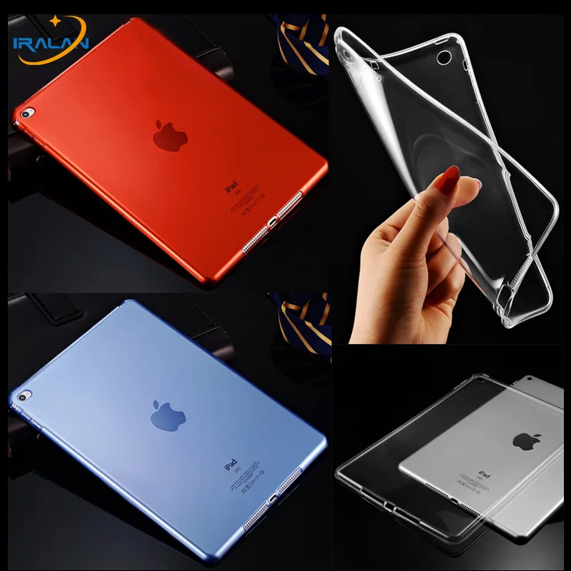 Хит продаж для Apple 2015 2017 Новый iPad Pro 12 9 прозрачный мягкий бесцветный тонкий ТПУ