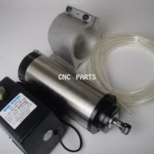 Фрезерные шпинделя ER11 1.5KW шпиндель водяного охлаждения+ водяной насос+ водопровод+ поддержка шпинделя