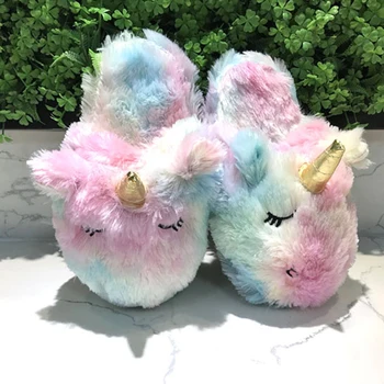 unicorn fluffy shoes