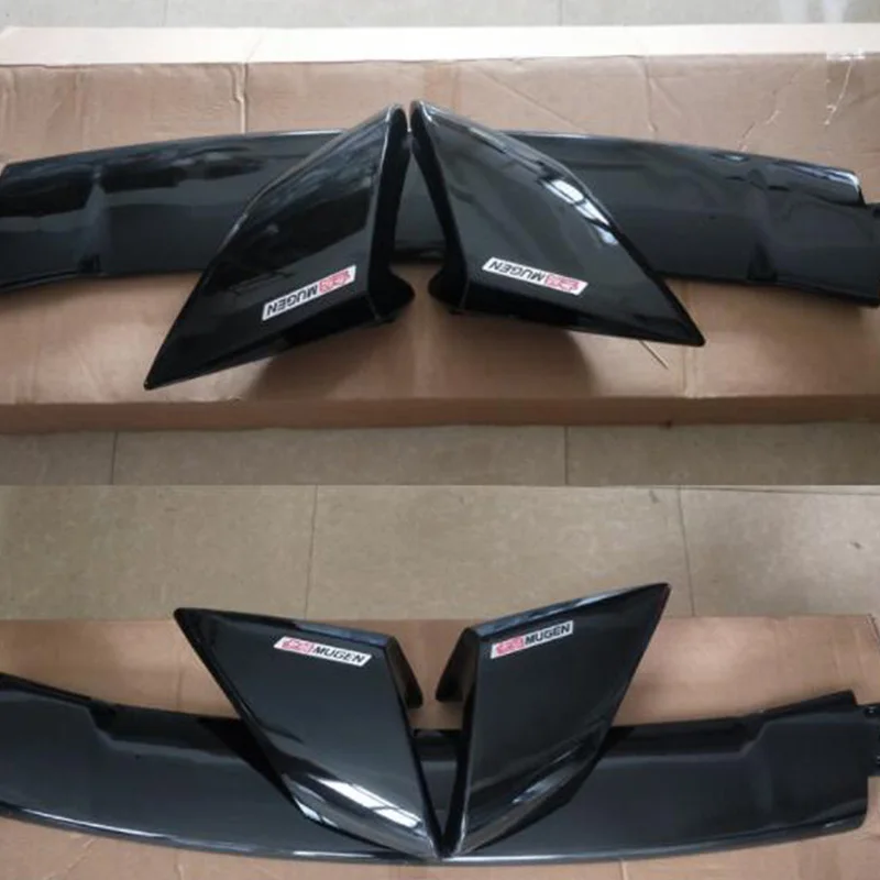 Используется для Honda CIVIC спойлер 2006-2011 год ABS Материал ciimo FD2 заднее крыло с цветным выделенным аксессуаром для автомобиля refitt - Цвет: Black 3