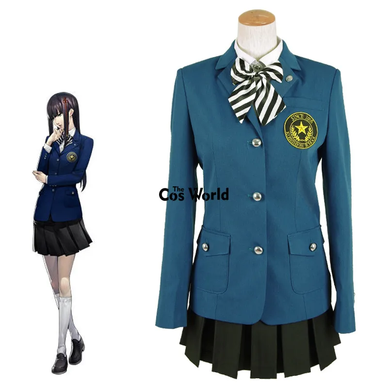 

Persona 5 Anne Tougou Hifumi школьная форма платье наряд игры Косплей костюмы