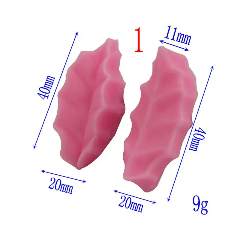 Сделай своими руками листья из смолы силиконовые формы для торта декоративные формы для лобового дизайна модели зажим для конфет инструменты для украшения торта кухня выпечки помадка - Цвет: random