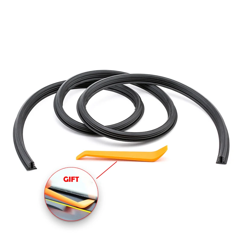 

1.6M Rubber Car Sealing Strips for Center Console Sound Insulation Sealing Universal Automobile Interior Accessories MFT01