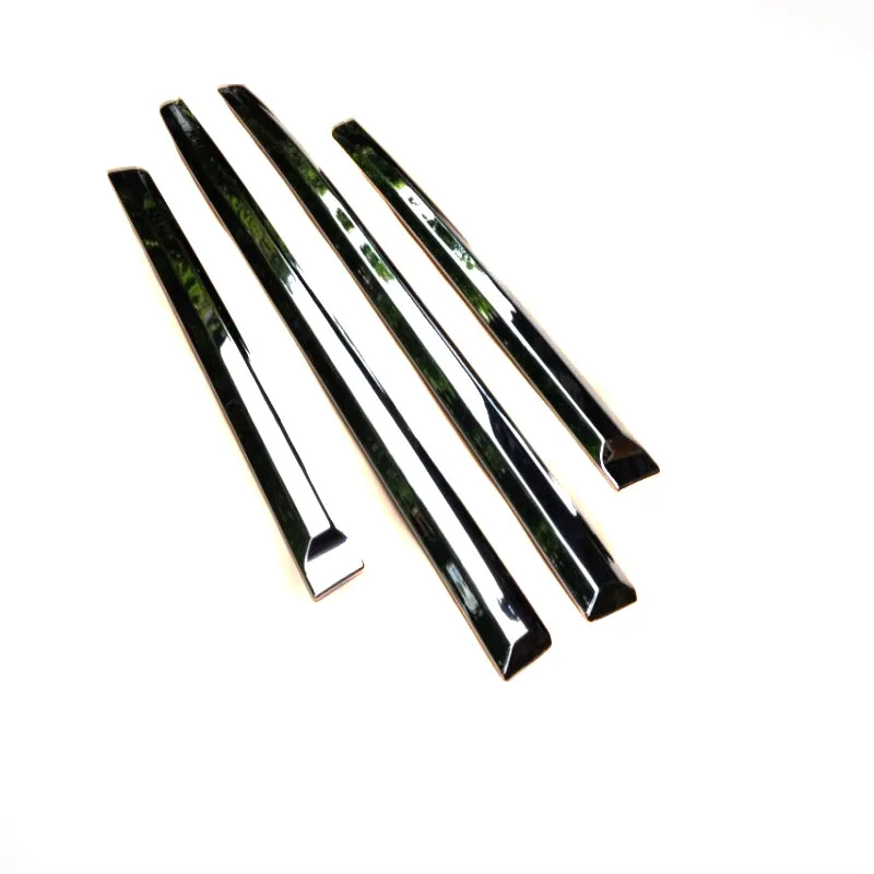 

For Chevrolet Trax 2014 2015 2016 car styling cover ABS chrome Side Door Body trim stick Strip Molding Streamer lamp panel 4pcs