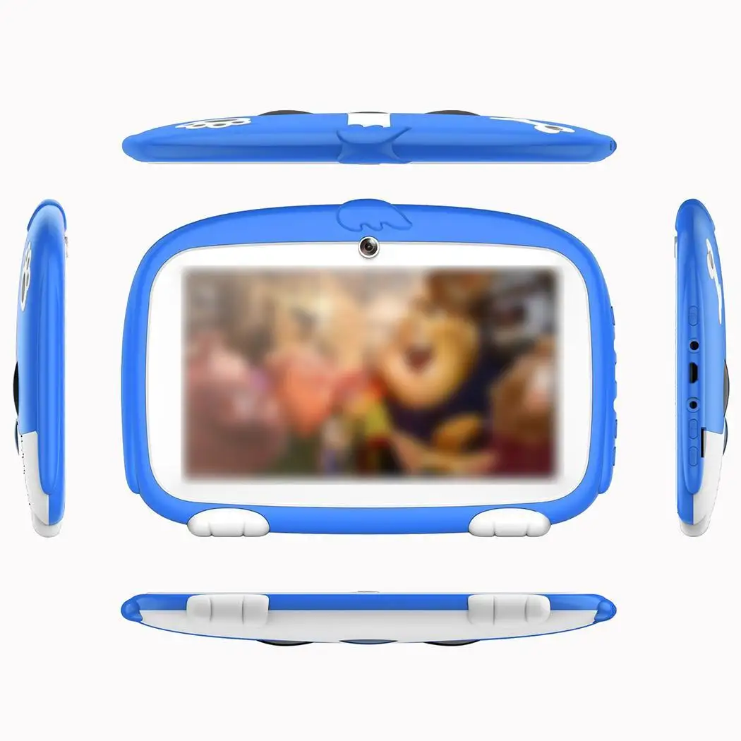 

7 Inch Tablet PC Dual Camera 1024x600 WiFi Learning Tablet 1GB RAM + 8GB ROM for Kids Early Education 2600mAh