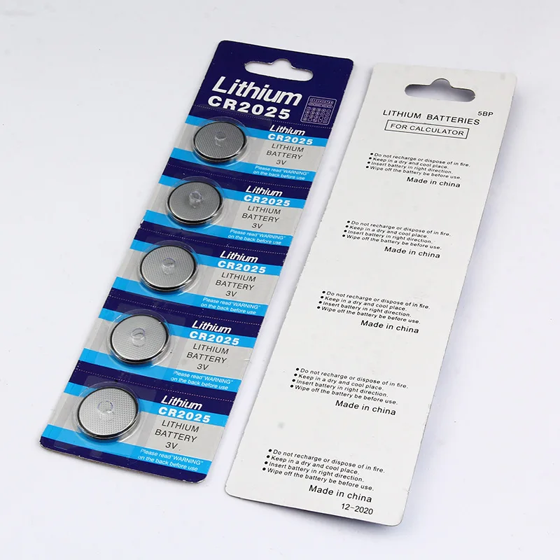 

10PCS CR2025 button cell 3V car remote control computer motherboard electronic battery