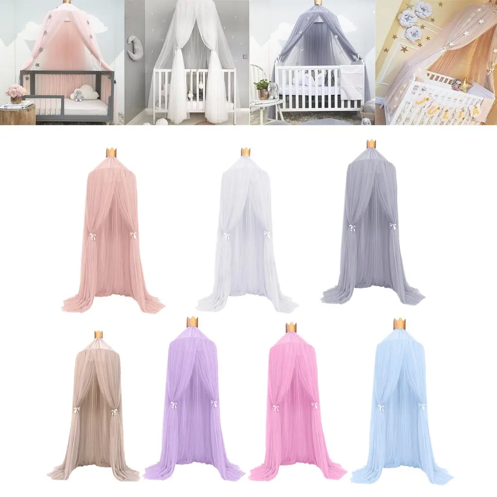 

Hung Dome Mosquito Net Crib Kids Baby Bed Hanging Canopy Curtain Playhouse Toy Tent Children Room Bedroom Decoration