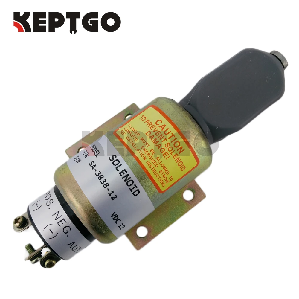 SA-3838-12 2003-12E7U1B1S2A 12V Stop Solenoid Valve 3 terminals For Cummins SA-3838-12 2003-12E7U1B1S2A 12V Stop Solenoid Valve 3 terminals For Cummins