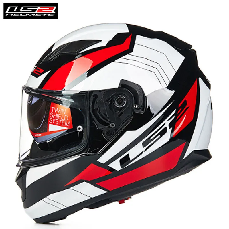 

LS2 FF328 Stream Helmet for Motorcycle Full Face Racing Helmets Dual Visors