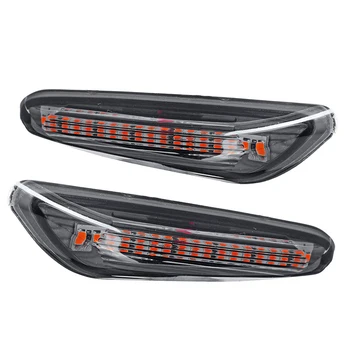 

ABS Turn signal light PMMA Lamp LED Lens Amber Car Side marker 11.5* 5*2.7cm Luminous E90 E91 E92 E93