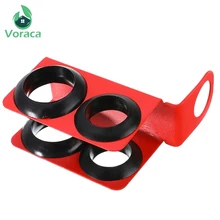 Случайный цвет металла и силикона кальян держатель шланга для Chicha курительный кальян аксессуары 4 отверстия практичный кальян инструменты