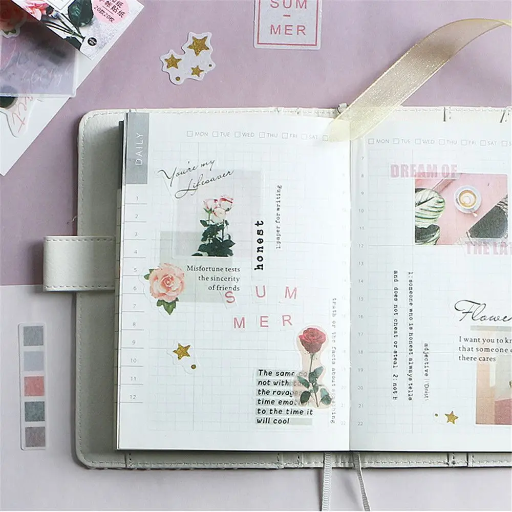 

20pcs/set Cute Washi Stickers Kawaii DIY Scrapbooking Journal Photo Sticker Album Decorations Packging Seal Sticker Stationary