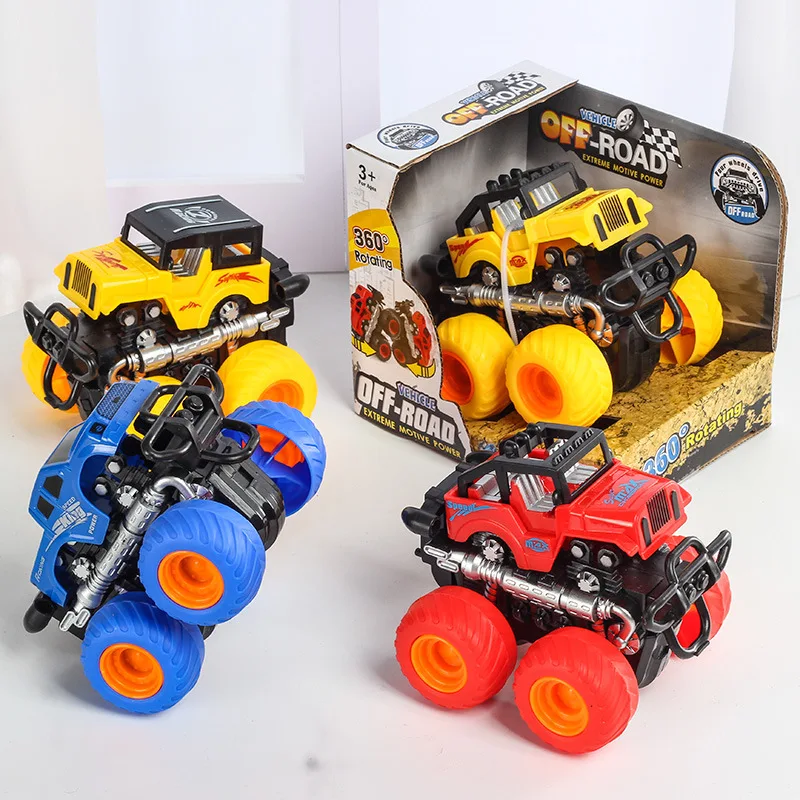 

High Speed Mini Car Inertia BigFoot Dirt Bike Climbing Car Vehicle Kids Toys For Children