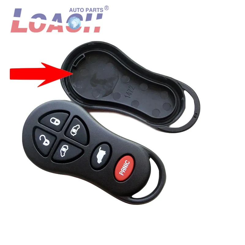 Бесключевая запись дистанционного управления автомобильный брелок крышка оболочки замена 3 4 5 6 кнопок для Chrysler для Jeep Cruiser Town Key