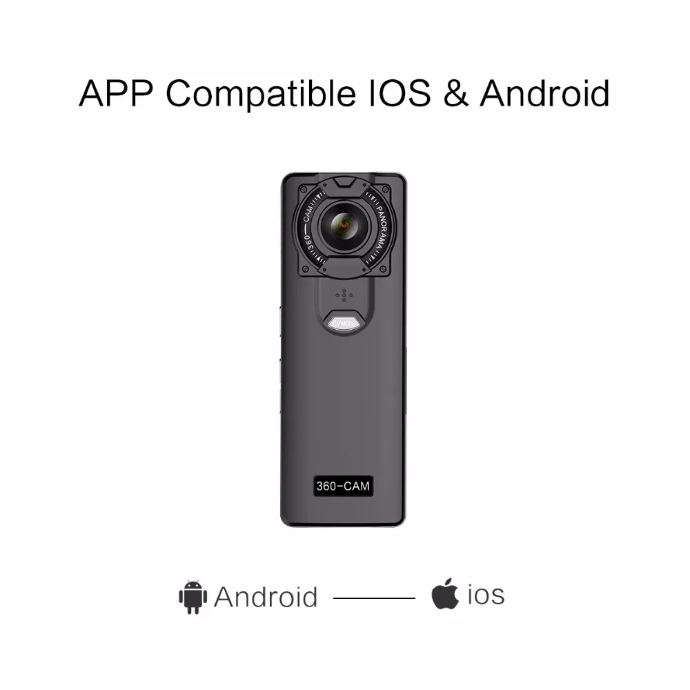Amkov VR P360 V360 ручной 4K wifi 360 камеры 15fps Dual 220 HD широкоугольный объектив рыбий глаз