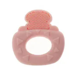 Силиконовый Прорезыватель для зубов игрушка для прорезывания зубов детский BPA Бесплатный кулон цепочка для прорезывания зубов игрушки для