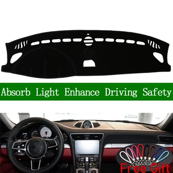 

For Porsche 911 2004 2005 2006-2019 Dashboard Cover Sun Shade Non-slip Dash Mat Pad Carpet Car Stickers Interior Accessories