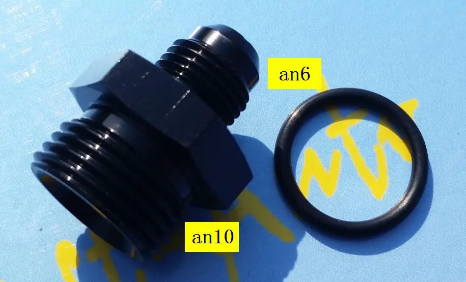 

male ORB AN10 ( 10AN AN 10) to an6 male Adapter With O-Ring fitting