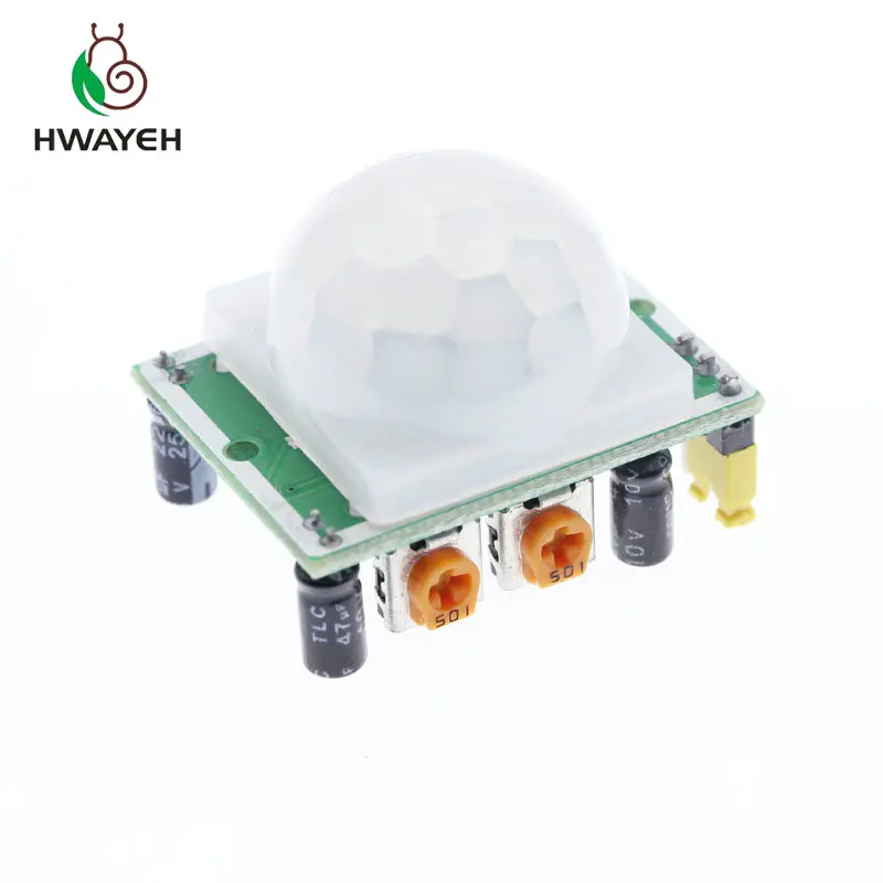 

Free Shipping 5PCS SR501 HC-SR501 Adjust IR Pyroelectric Infrared PIR module Motion Sensor Detector Module for arduino