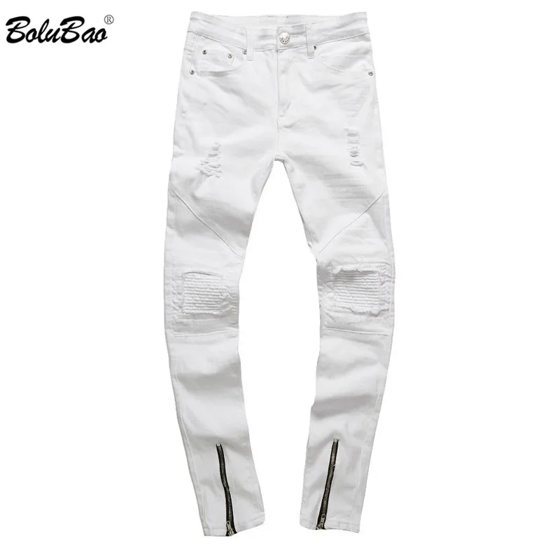 mens white denim jeans