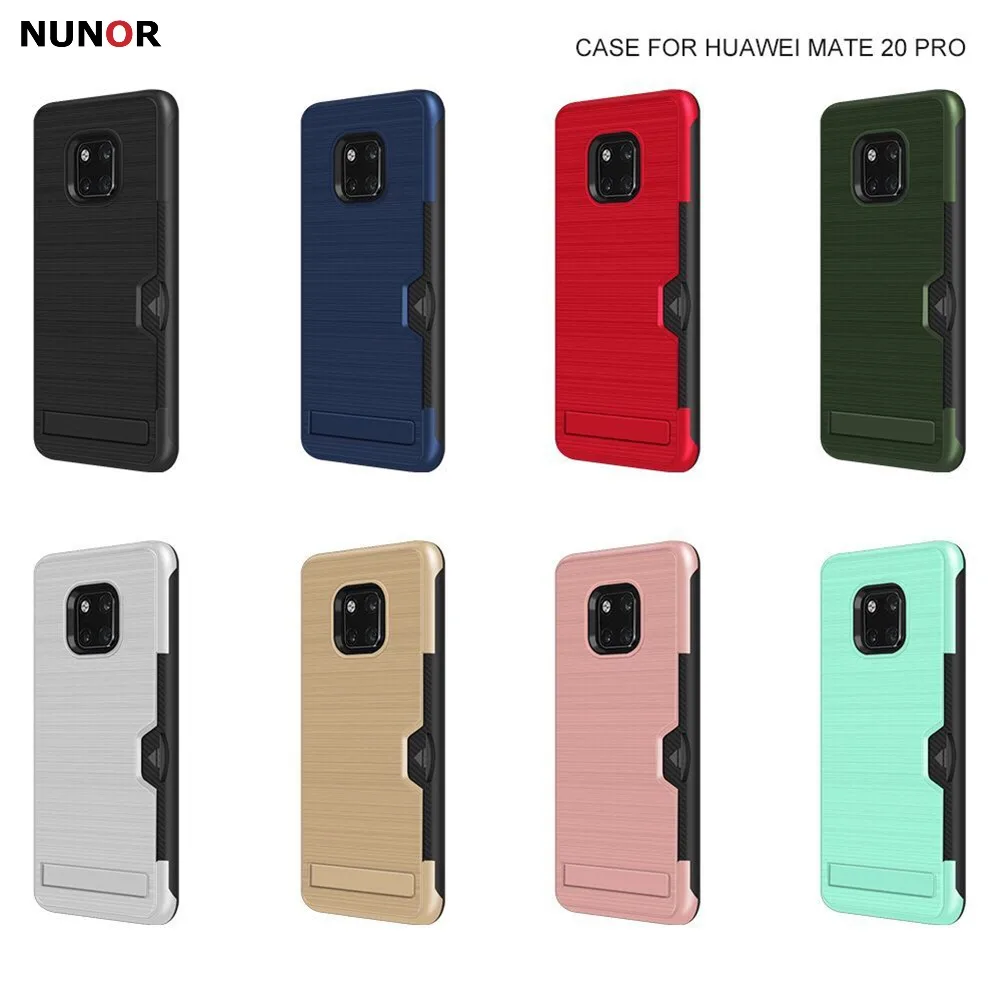 NUNOR для huawei mate 20 Pro Чехол кошелек чехол с отделением карт двойной слои Heavy Duty