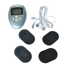 20 Pack Silver With Light Blue Massage Modes Full Body Slimming Muscle Massager Electric Pulse Relax 4 Pads