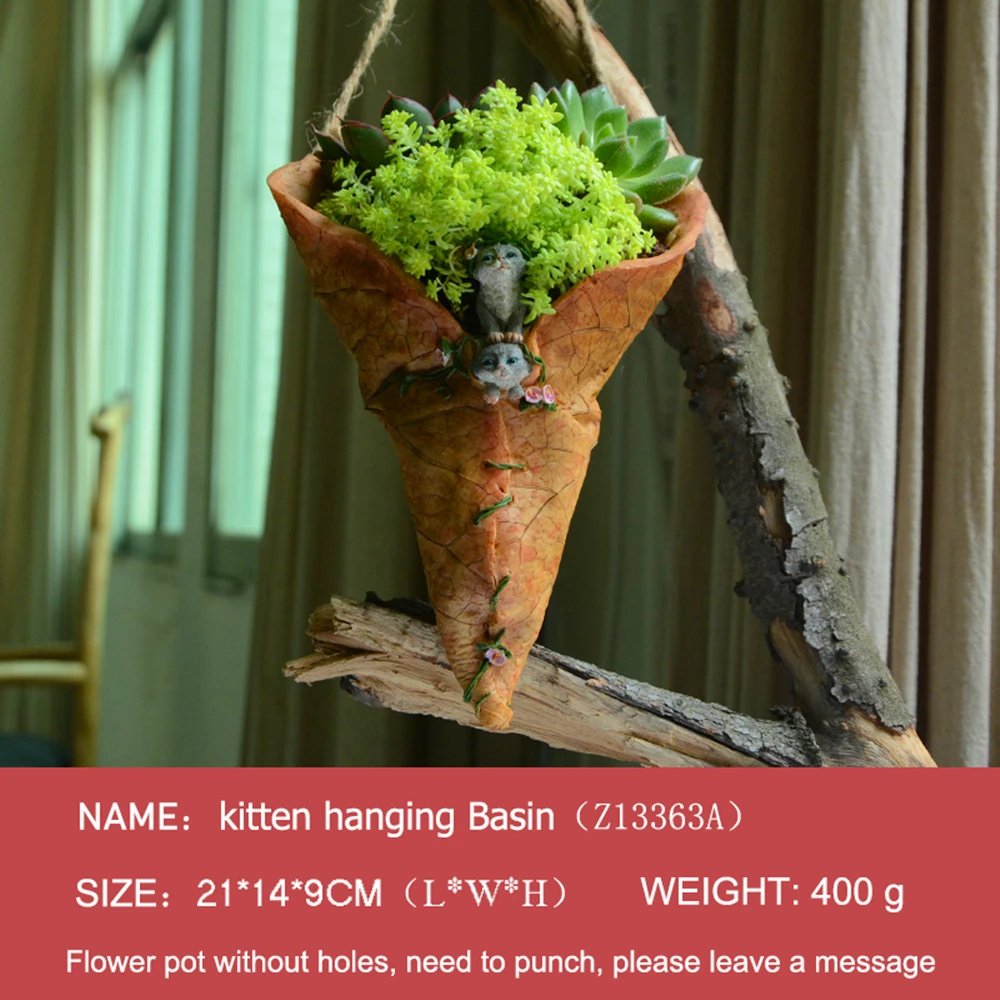 Everyday Collection Resin Animal Flower Pot Fairy Garden Plant Pots For Succulents Decorative Home Desktop Flowerpot Decoration | Дом и сад