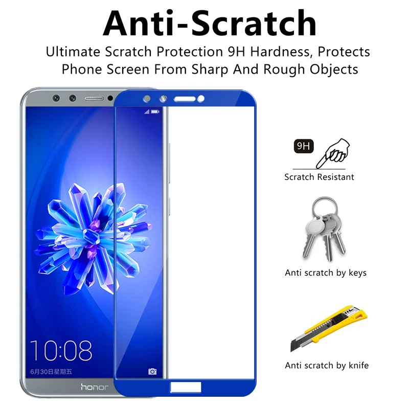 Легкое Защитное стекло для Honor 9 lite huawei honor 9i 9n Защита экрана закаленное