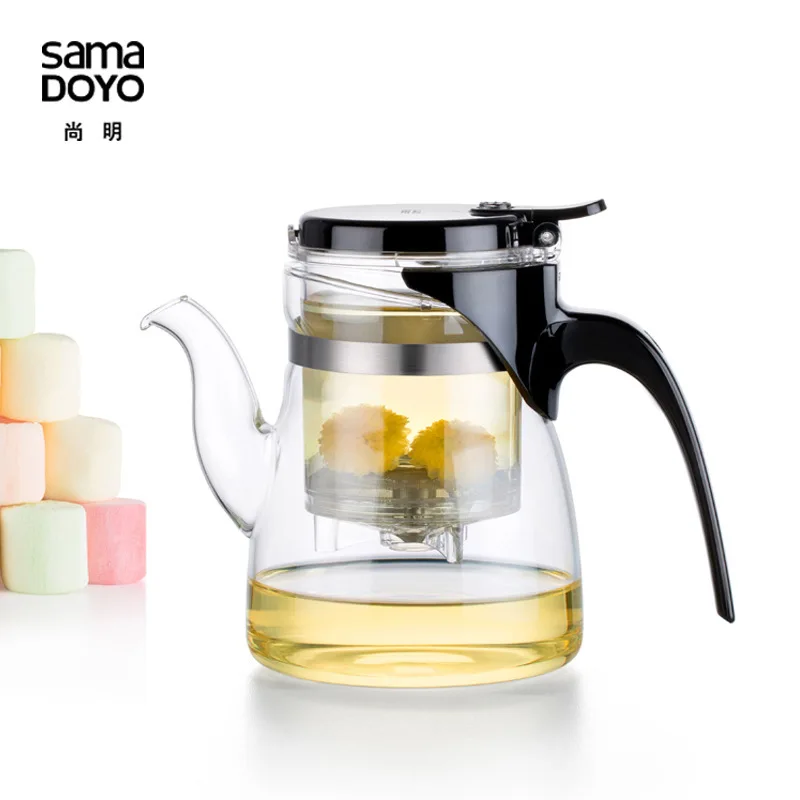 Teasaga Samadoyo 600ml Heat resistant Glass Teapot with Filter B02 B03