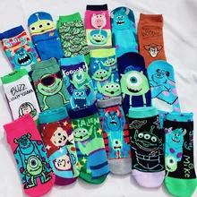 Носки с героями мультфильмов для взрослых женщин Разноцветные Милые носки хлопковые короткие носки 10 пар/партия