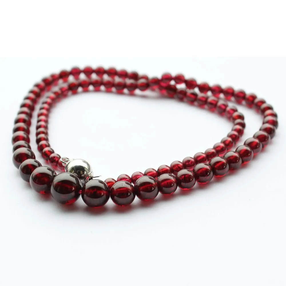 Titanium natuurlijke kristal claretred-paars tanden zwart granaat ketting gift n01531zc (A0325) Titanium natuurlijke kristal claretred-paars tanden zwart granaat ketting gift n01531zc (A0325)