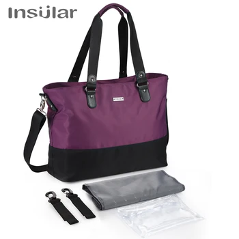 

Insular Mummy Maternity Nappy Bag Large Capacity Baby Wet Bag Designer Travel Stroller Pocket Bebe Care Nursing Diaper Bolsos