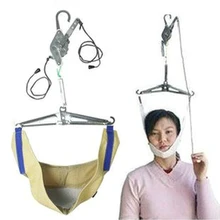 Над дверью шеи Тяговый шейный комплект тягового устройства для растяжения шеи устройства регулировки хиропрактики медицинский воротник для шеи