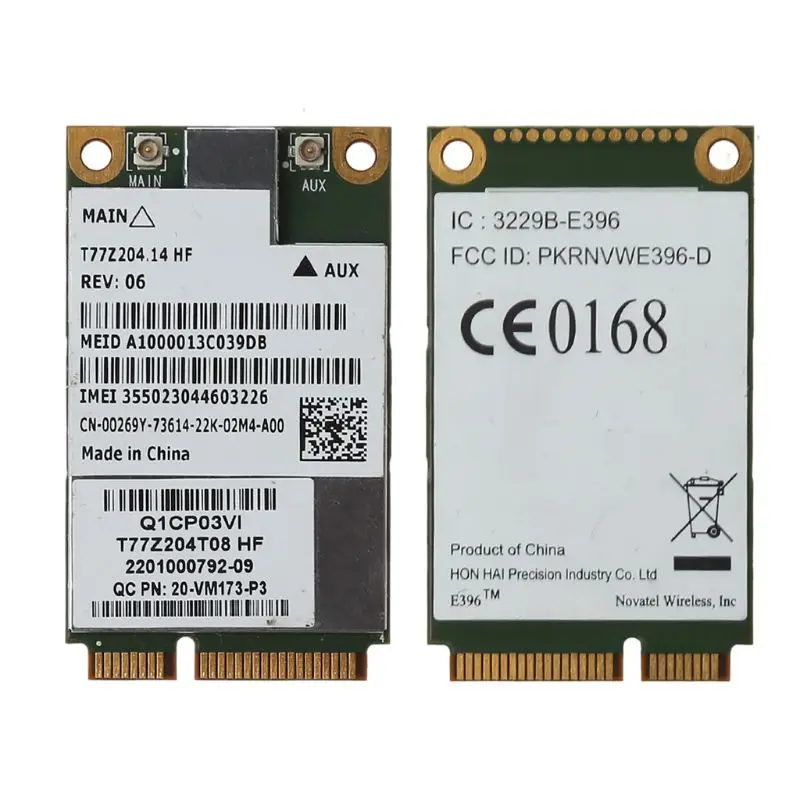 Модуль адаптера PCI E для Dell Latitude E6420 E5420 0269Y 00269Y DW5630 5630 Gobi 3000 3G EVDO/WCDMA WWAN