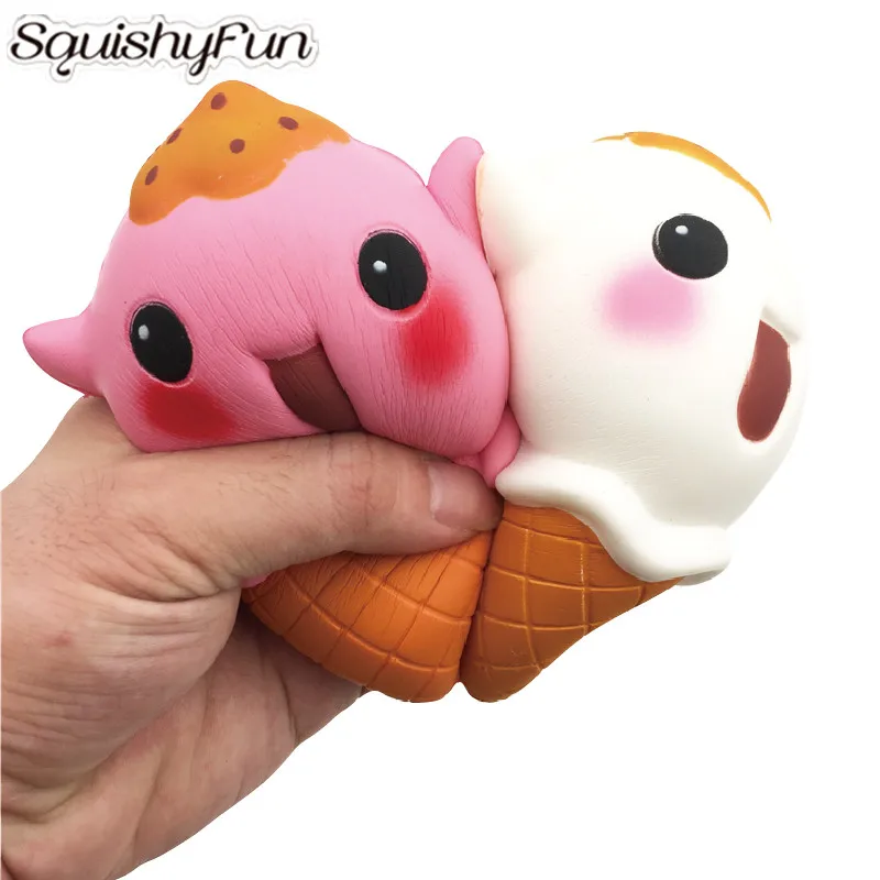 16Pcs/Lot Wholesale Squishies Cartoon Ice Cream Slow Rising Kawaii Squishy Jumbo Squeeze Toys ...