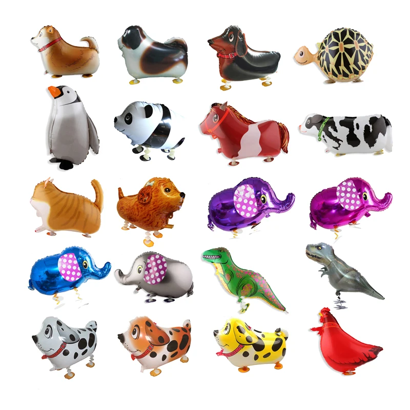 

1Pc 3D Cute Walking Animal Balloon Globos Fun Children Birthday Party Decoration Baby Shower Birthday Party Any Style Decoration